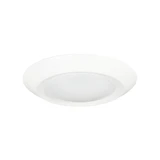 13W LED 7.38 Inch Wide Regressed AC Opal Flush Mount by Nora - NLOPAC-R6REGT2440W