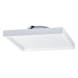 Surf 14W LED Regressed Edge Lit Flush Mount with Square Baffle by Nora - NLOS-S62