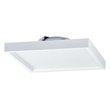 Surf 14W LED Regressed Edge Lit Flush Mount with Square Baffle by Nora - NLOS-S62
