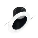 18W LED Super Sloped Retrofit Baffle 6 Inches H and 7.75 Inches W by Nora  - NLRS-6S12L1