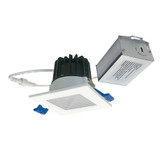 M2 Series 8W LED Square Baffled Downlight 2.75 x 3.25 Inches by Nora - NM2-2SB6030MPW