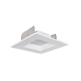 NOXAC Series 14.5W LED 4 Inch AC Onyx High Lumen Square Reflector by Nora - NOXAC-4SR