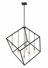 Vertical 7 Light Pendant 44 Inches Wide by 47 Inches High by Z-Lite - 478P44