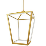 Cage 12 LED Light Small Chandelier by Dainolite - CAG-2664C