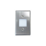 1W LED Mini Step Light with Lens Face Plate by Nora - NSW-6629