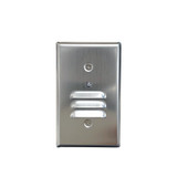 1W LED Mini Step Light with Photocell and Louver Face Plate by Nora  - NSW-6619C