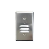 1W LED Mini Step Light with Photocell and Louver Face Plate by Nora  - NSW-6619C