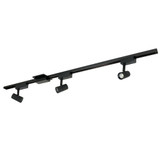 30W 3 LED 4 Foot Track Pack with 3 Aiden Track Head 48 In Length by Nora  - NTLE-8509