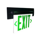 NX 815 Series 3W LED Single Mirrored Adjustable Edge-Lit Exit Sign by Nora - NX-815-LEGM