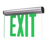 5W 1 LED 12 Inch Wide Single Face Surface Emergency Exit Sign by Nora - NX-812-LED1