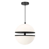 Atomic 30W 2 LED Light Medium Pendant by Dainolite - AMC-1330LEDP