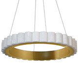 Celeste 30W 1 LED Chandelier 3 Inch Tall and 24 Inch Wide by Dainolite - CLS-2430LEDC