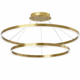 Circulo 97W 1 LED Chandelier 1.5 Inch Tall and 32 Inch Wide by Dainolite - CIR-3397C-5CCT