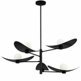 Christobel 5 Light Chandelier 15.25 Inch Tall and 40 Inch Wide by Dainolite - CBL-405C