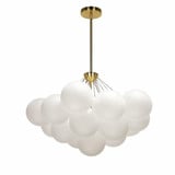 Miles 4 Light Chandelier 18.75 Inch Tall and 27 Inch Wide by Dainolite - MLS-274C