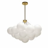 Miles 4 Light Chandelier 18.75 Inch Tall and 27 Inch Wide by Dainolite - MLS-274C