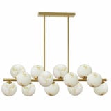 Giovanna 13 Light Pendant 11 Inch Tall and 40 Inch Wide by Dainolite - GVA-4013HP
