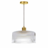 Nadine 1 Light Pendant 6.25 Inch Tall and 11.75 Inch Wide by Dainolite - NAD-123P