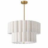 Pacifica 4 Light Pendant 12.5 Inch Tall and 22 Inch Wide by Dainolite - PCA-224P