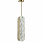 Pascal 1 Light Pendant 20 Inch Tall and 5 Inch Wide by Dainolite - PSC-201P