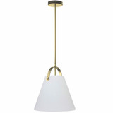 Polly 1 Light Pendant 14 Inch Tall and 12.75 Inch Wide by Dainolite - POL-121P