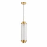 Peri 16W 1 LED Pendant 19 Inch Tall and 6 Inch Wide by Dainolite - PRI-1916LEDP