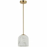Patrice 1 Light Pendant 7 Inch Tall and 7 Inch Wide by Dainolite - PRC-71P