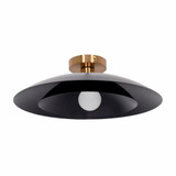 Pima 1 Light Semi Flush Mount 5.75 Inch Tall X 17.75 Inch Wide by Dainolite - PIM-171SF