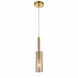 Percy 1 Light Pendant 15.25 Inch Tall and 3 Inch Wide by Dainolite - PRY-MM