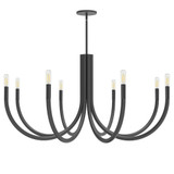 Wand 8 Light Oversized Chandelier by Dainolite WAN-388C