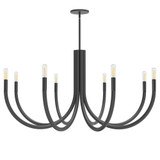 Wand 8 Light Oversized Chandelier by Dainolite WAN-388C - WAN-388C