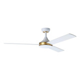 Pierport 3 Blade Ceiling Fan 12.5 Inch Tall and 52 Inch Wide by Eglo - 235001