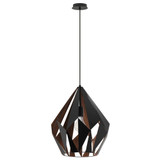 Carlton 1 Light Pendant 18.23 Inch Tall and 15.12 Inch Wide by Eglo - 49878