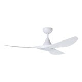 Surfline 3 Blade Ceiling Fan with Light Kit 52 Inch Wide by Eglo - 235112-52
