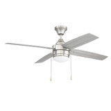 Aikman 4 Blade Ceiling Fan with Light Kit  52 Inches Wide by Litex - AK52