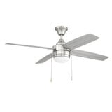 Aikman 4 Blade Ceiling Fan with Light Kit  52 Inches Wide by Litex - AK52