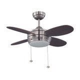 Maksim 4 Blade Ceiling Fan with Light Kit 36 Inches Wide by Litex - MLV36