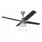 Wakefield 4 Blade Ceiling Fan with Light 48 Inch Wide by Litex - UBW48