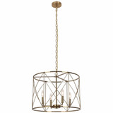 Calah 4 Light Small Chandelier by Dainolite - CLH-204C