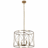 Calah 4 Light Small Chandelier by Dainolite - CLH-204C