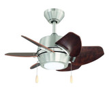 Gaskin 6 Blade Ceiling Fan with Light Kit 52 Inches Wide by Litex - GA24