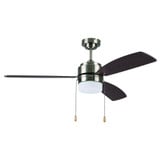 Ausmus 3 Blade Ceiling Fan with Light Kit 52 Inches Wide by Litex - AU52
