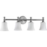 Rossington 4 Light Bath Vanity 30 inches wide by 9 inches high by Quorum - 5122-4-SO