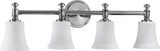 Rossington 4 Light Bath Vanity 30 inches wide by 9 inches high by Quorum - 5122-4-SO