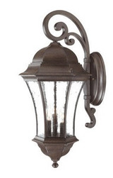 Waverly 3 Light Outdoor Wall Lantern 26.75 Inch Tall by Acclaim - 3622BC