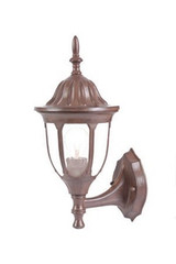 Suffolk 1 Light Outdoor Wall Lantern 15 Inch Tall by Acclaim - 5060BW
