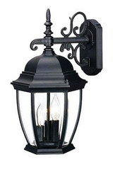Wexford 3 Light Outdoor Wall Lantern 17.5 Inch Tall by Acclaim - 5032BW
