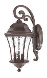 Waverly 3 Light Outdoor Wall Lantern 9.25 Inch Wide by Acclaim - 3612BC