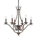 Genevieve 6 Light Large Chandelier by Acclaim - IN11250