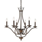 Genevieve 6 Light Large Chandelier by Acclaim - IN11250